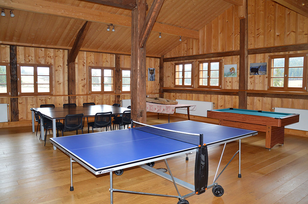 Suite Marmotte — salle de loisirs